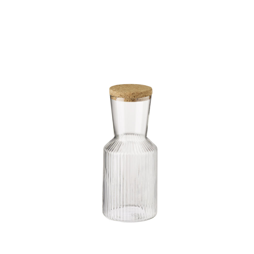 APS üveg carafe + parafa tető 0,5l 9x19,5cm