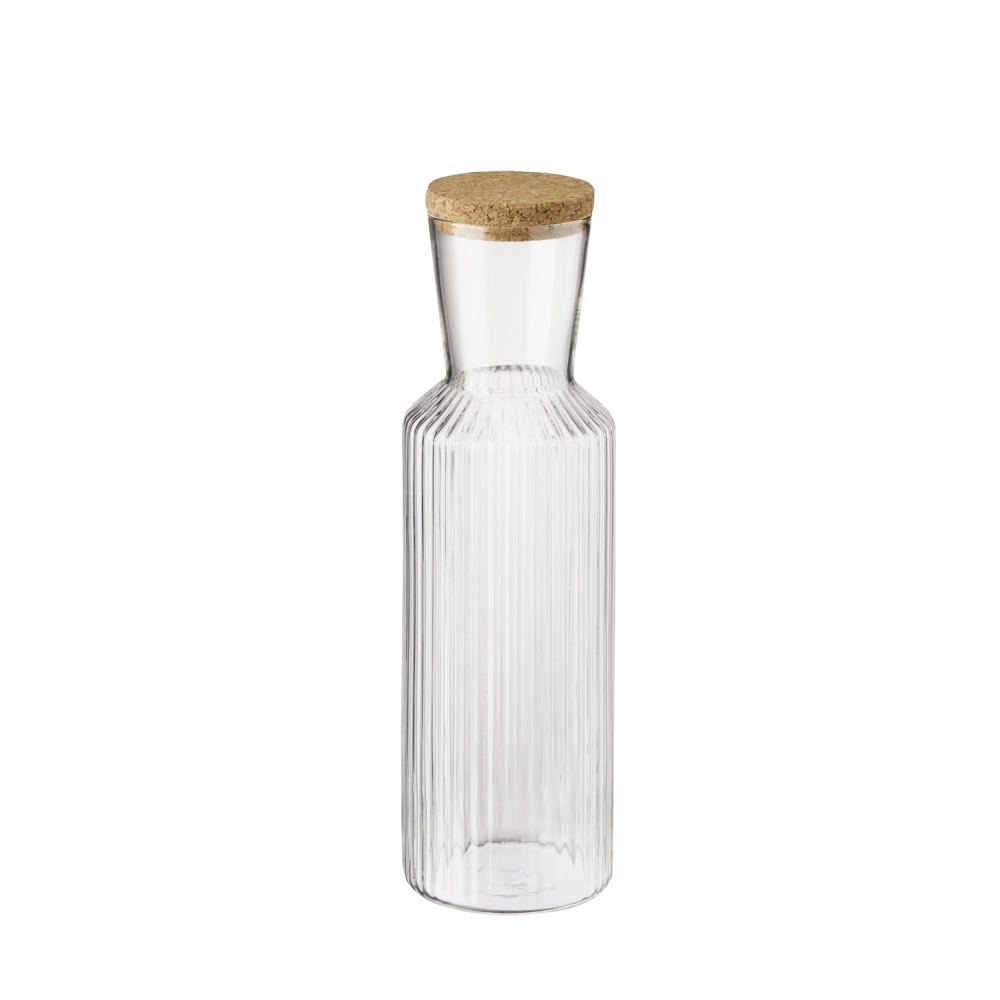 APS üveg carafe + parafa tető 1l 9x27,5cm