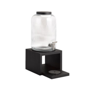 APS üveg italadagoló fekete fa talp 7l VALO