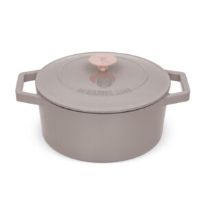 TAUPE öntöttvas lábos +fedő 24x11cm 4,35 l