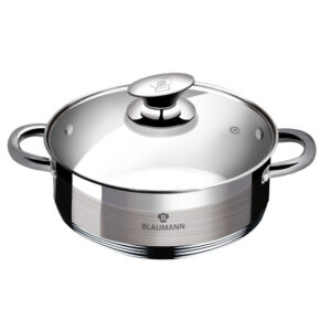 SILVER JEWELLERY rm. lábos 24x9cm 3,75l+ü.fedő