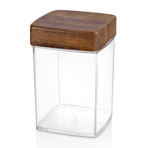 EVELIN plastic tároló szögl. 1,9l 12x12x18cm