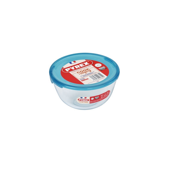 COOK&ENJOY keverőtál , műanyag fedővel 1,1L ⌀17cm M: 10 cm