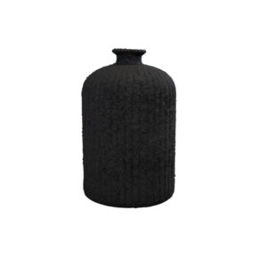 STONEWARE FEKETE váza 23 cm